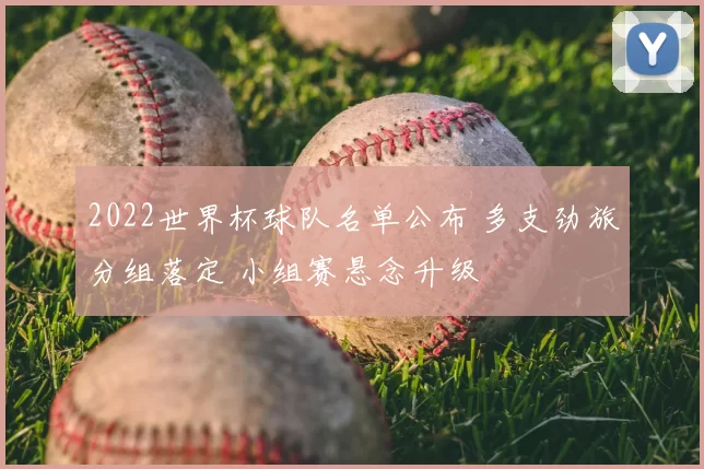 2022世界杯球队名单公布 多支劲旅分组落定 小组赛悬念升级